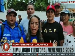 Pueblo de Monagas hace un llamado a la población a participar de este simulacro electoral