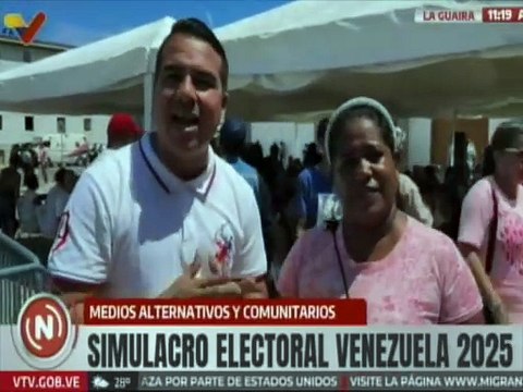 La Guaira | Habitantes de la Comuna Urimare asisten a votar en este simulacro electoral