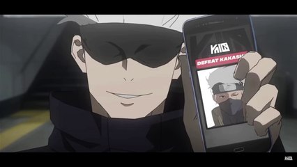 Kakashi vs gojo fight || Train station