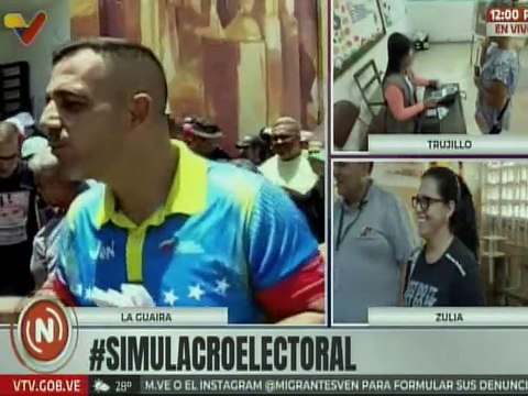 La Guaira | Candidatos del GPP hacen llamado a la participación ciudadana en simulacro electoral