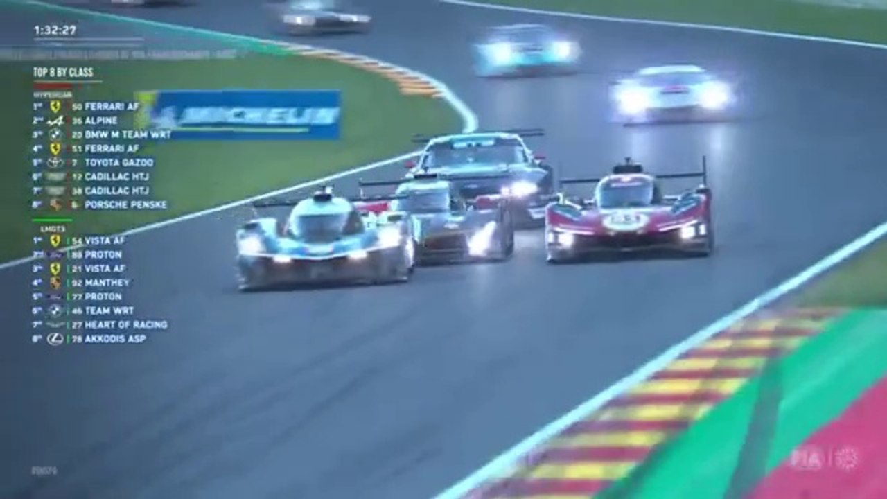 WEC 2025 6H Spa Race PierGuidi Frijns Crazy Battle