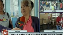 Miranda | Ciudadanos participan con entusiasmo en el simulacro electoral en la U.E. Vicente Salías