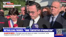 Pompier percuté: le ministre de l'Intérieur Bruno Retailleau évoque une 