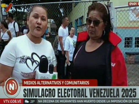 Táchira | Alta participación ciudadana en simulacro en la U.E. Vicente Salias en el mcpio. Cárdenas