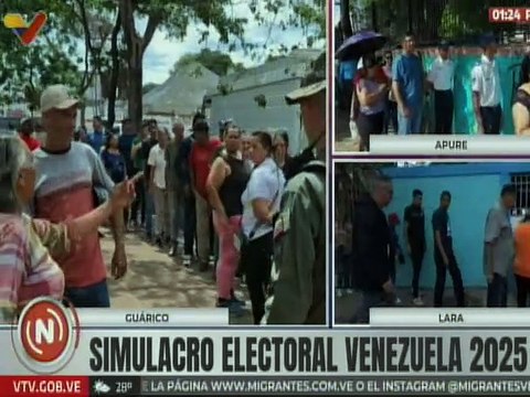 Guárico | Candidato Donald Donaire participa en el simulacro electoral e invita al pueblo a votar