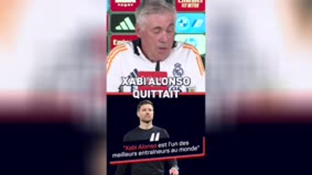 Real Madrid - Ancelotti : "Xabi Alonso est l'un des meilleurs entraîneurs au monde"