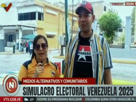 Yaracuy | Medios Alternativos realizan cobertura de esta jornada de simulacro electoral