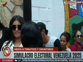Pueblo del edo. Anzoátegui continúa con la participación activa en el simulacro electoral de este 10-M