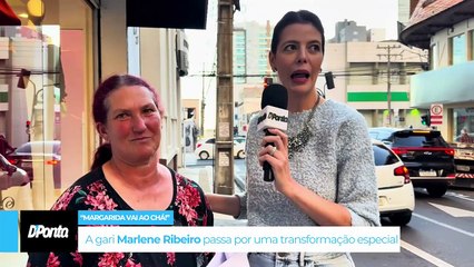 Chá das Flores transforma rotina de gari de PG em dia de princesa
