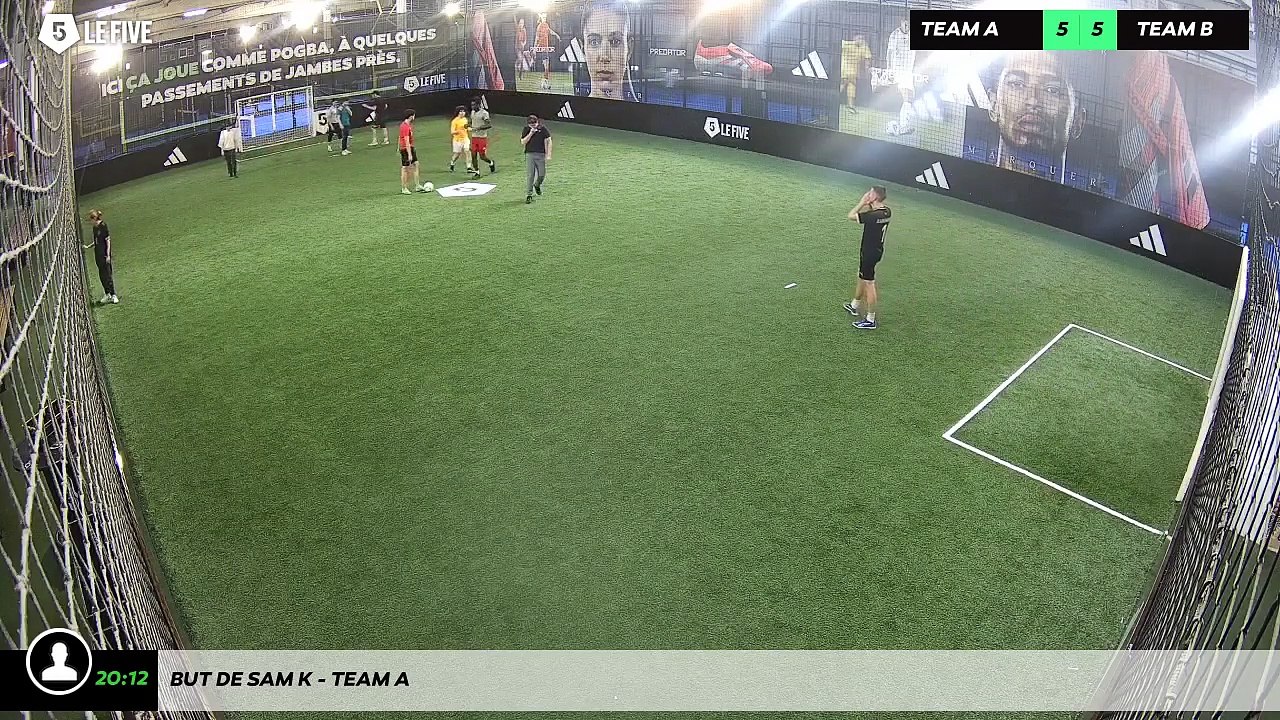 But de Sam K - Team A