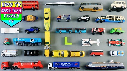 The Letter L Song | Vehicles Names & Sounds for Children by Kids TV Cars Toys Truck PlayDoh Videos