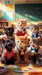 Ai animated Cat funny video. Viral Cats - Ep 128