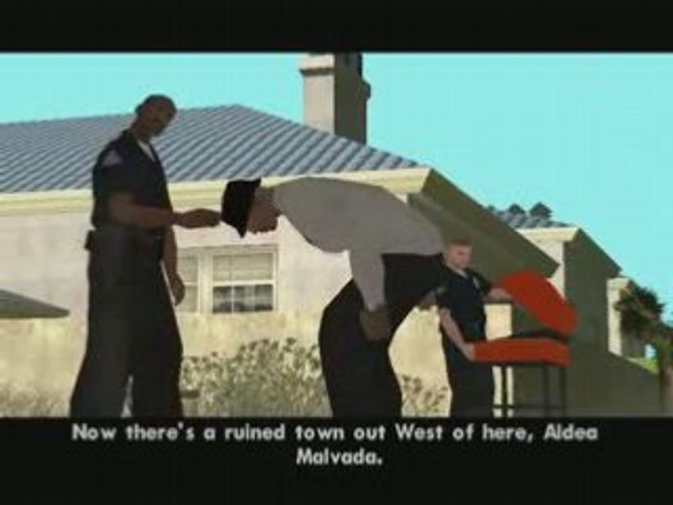 GTA: San Andreas CUTSCENE [084] Misappropiation