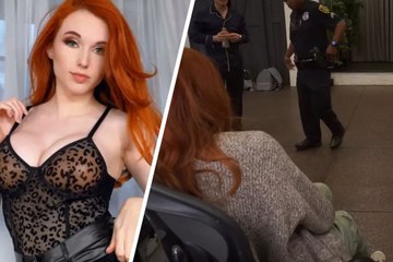 Amouranth llama a la policía tras una pelea con su marido por ponerle los cuernos