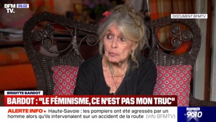 « C’est pas mon truc » : Brigitte Bardot cash sur le féminisme (VIDEO)