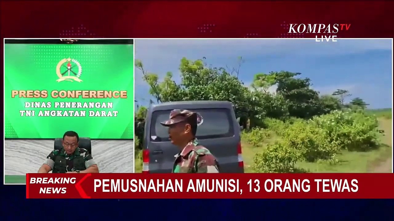 [FULL] Keterangan TNI AD soal 13 Orang Tewas Imbas Ledakan Pemusnahan Amunisi di Garut