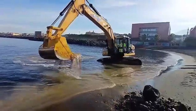 Portici (NA) - Cuomo: messa in sicurezza della spiaggia delle Mortelle (12.05.25)