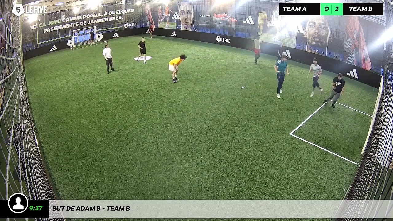 But de Adam B - Team B