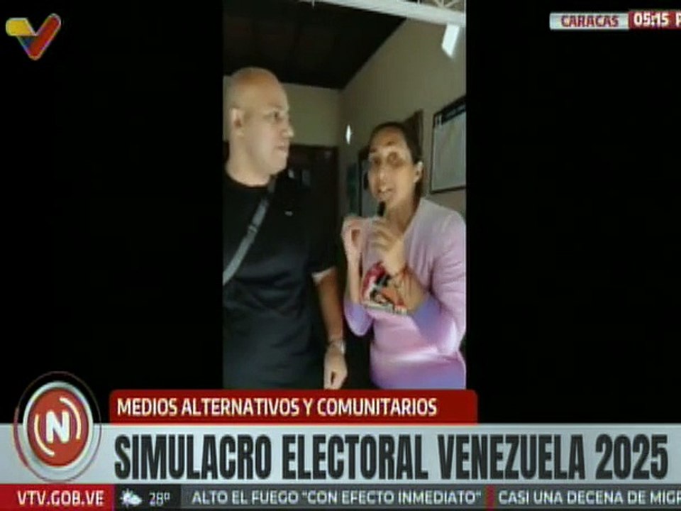 Caracas | Habitantes de la parroquia El Valle participan activamente en simulacro electoral