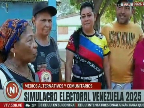 Zulia | Habitantes de la parroquia Domitila Flores dicen presente en el simulacro electoral