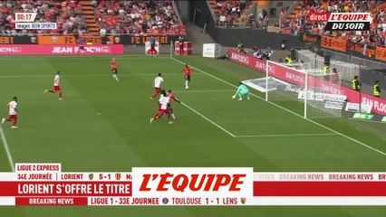 Lorient champion de Ligue 2 - Foot - L2