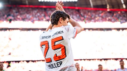 Thomas Müller juega su último partido con el Bayern Múnich tras 750 encuentros y 25 años en el club