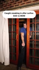 Caught Sneaking In After Curfew MOM VS DAD Reaction.