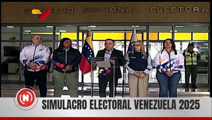 CNE dió por terminado el Simulacro Electoral Venezuela 2025