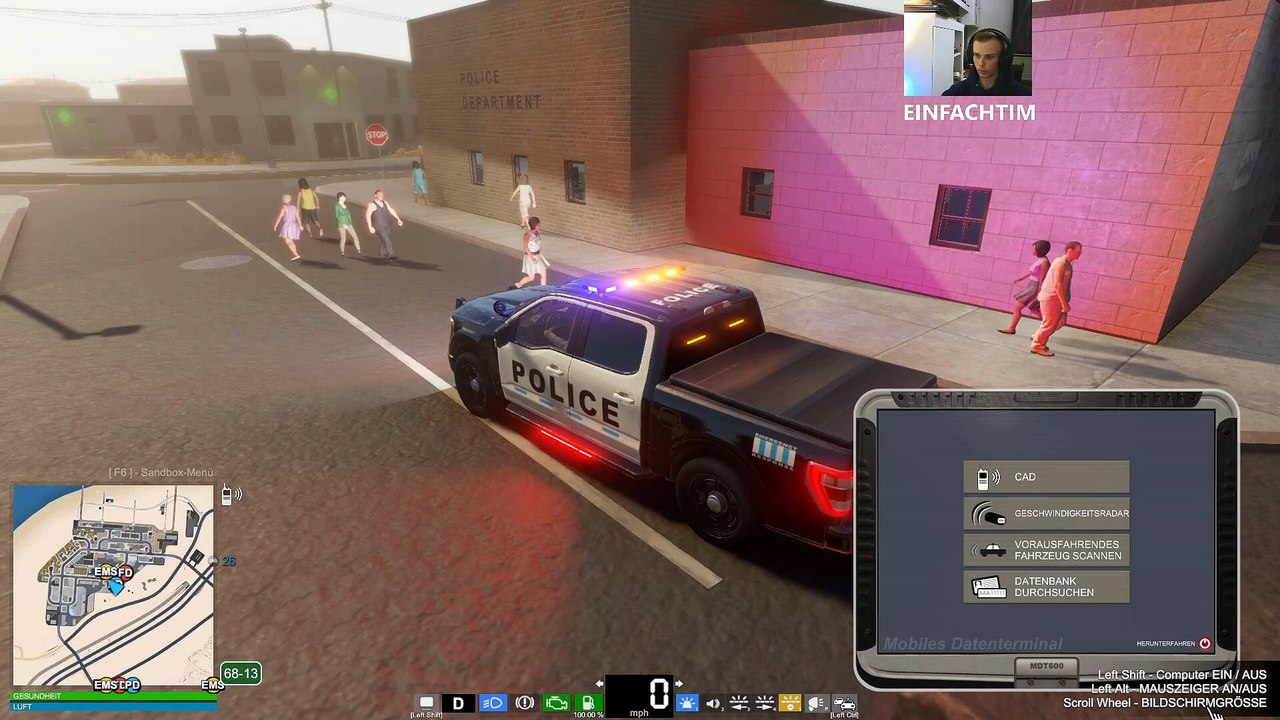 Alle Polizei DLC Fahrzeuge in Flashinglights