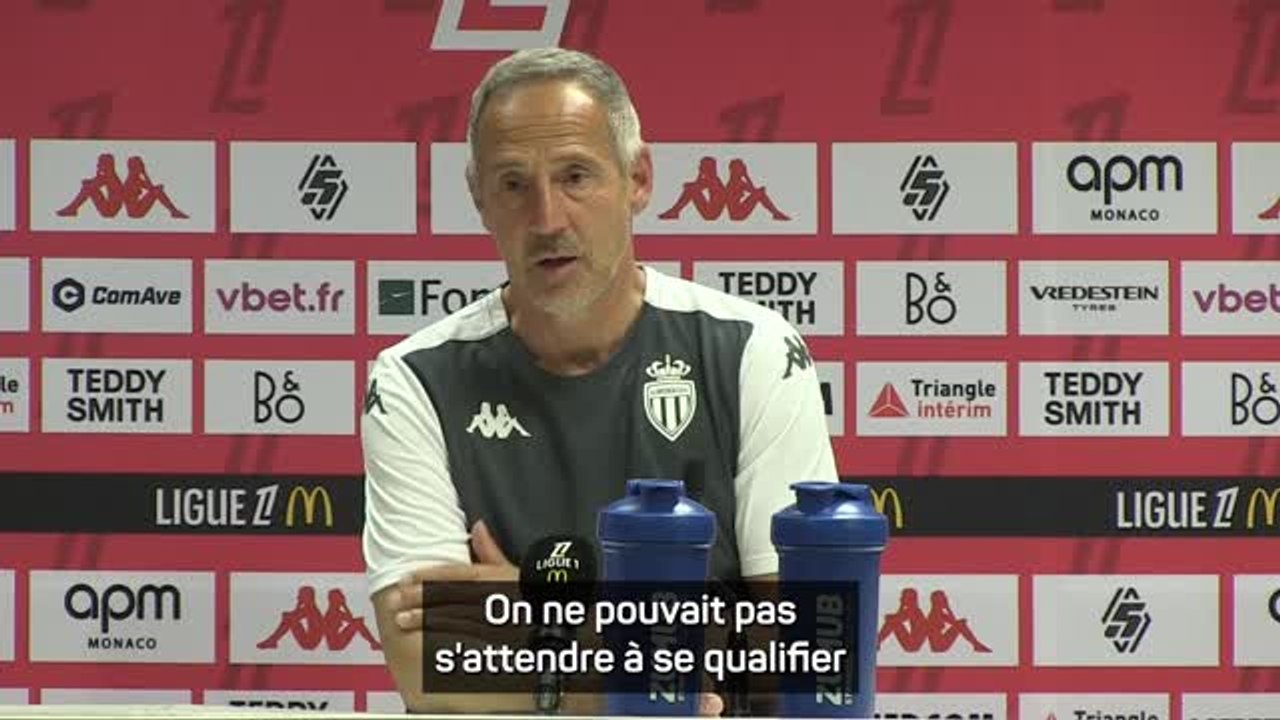 Monaco - Hütter : "Comme si j'avais vidé un sac à dos rempli de pierres"