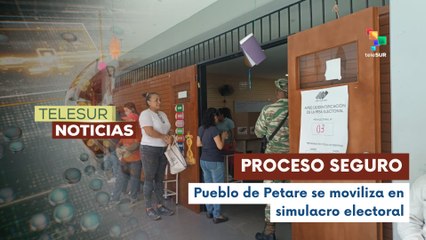 Avanza simulacro electoral en la parroquia Sucre del Estado Miranda