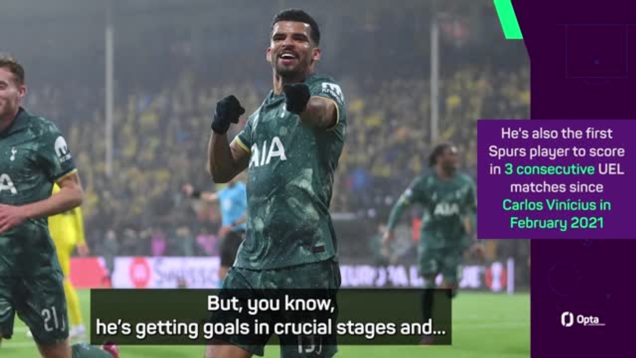 Postecoglou praises Solanke work ethic in injury-hit campaign