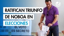 Ratifican victoria de Noboa en las presidenciales de Ecuador