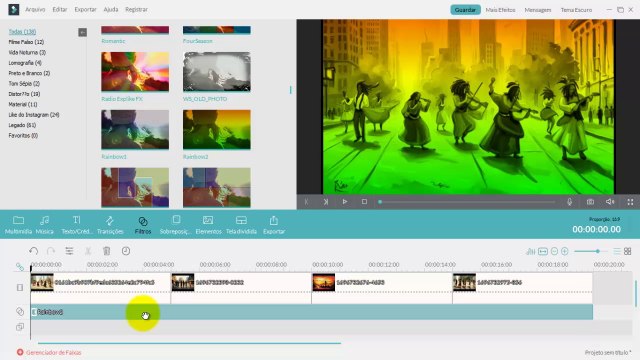 Como Aplicar Filtros Em Imagens ou Videos Com o Wondershare Filmora 7.8.9