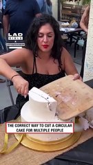 Perfect Cake Cutting Skills Watch This Woman Nail It Flawlessly!