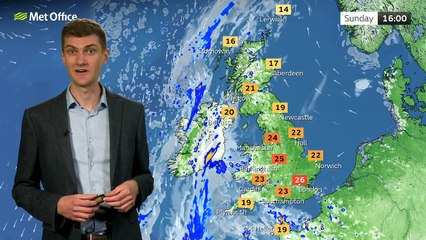 Met Office Sunday Morning Weather Forecast 11/05/2025