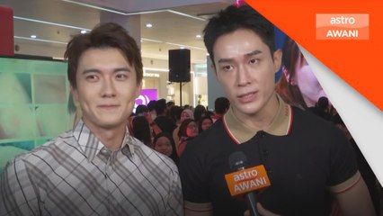Pelakon Singapura terharu sambutan hangat peminat di Hello Miri