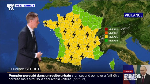 Météo: un risque d'orage ce dimanche après-midi sur les trois quart de la France