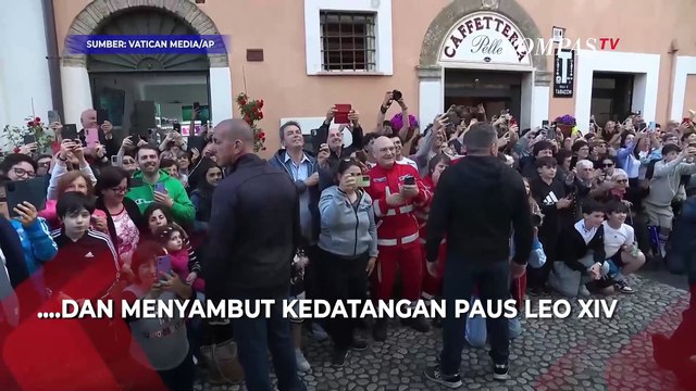 Paus Leo XIV Berdoa di Makam Paus Fransiskus dan Sapa Warga di Roma