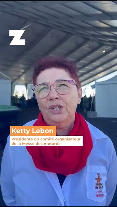 Ketty Lebon, présidente du comité organisateur de la Messe des motards