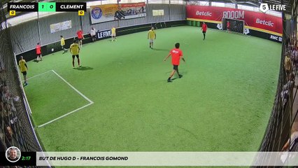 But de Hugo D - FRANCOIS GOMOND
