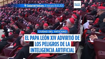 El Papa se reúne con los cardenales y explica por qué eligió el nombre León XIV