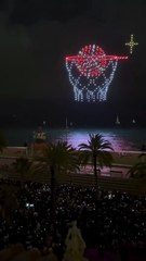 VÍDEO: Así ha sido el espectáculo de drones de Badalona en las Festes de Maig 2025