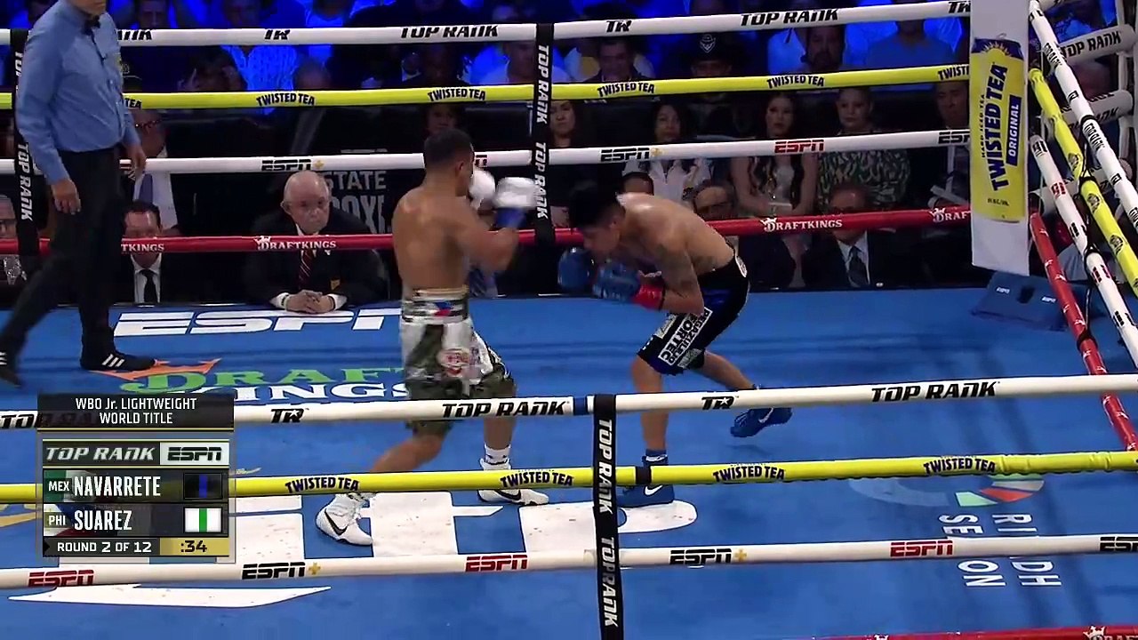 EMANUEL NAVARRETE VS CHARLY SUAREZ FULL FIGHT