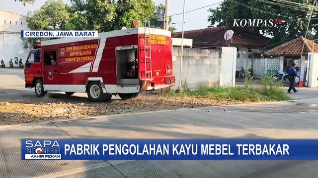 Pabrik Pengolahan Kayu Mebel di Cirebon Terbakar, 8 Unit Mobil Damkar Dikerahkan
