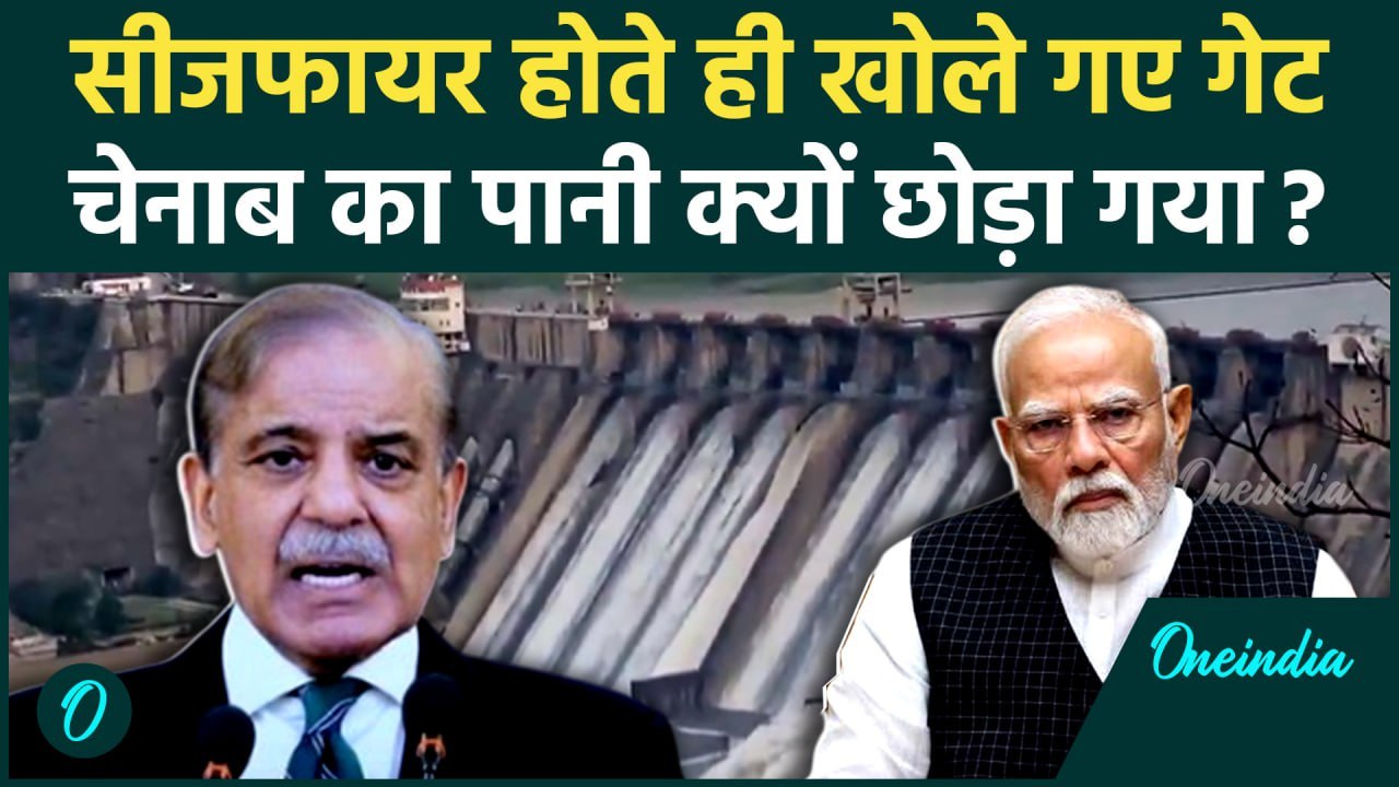 India Pak Ceasefire: चेनाब का पानी छोड़ा,  Salal Dam के गेट क्यों खोल दिए? | वनइंडिया हिंदी