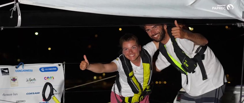 Transat Paprec 2025 : AFTERMOVIE ARRIVÉE DU PODIUM DE LA TRANSAT PAPREC 2025 :