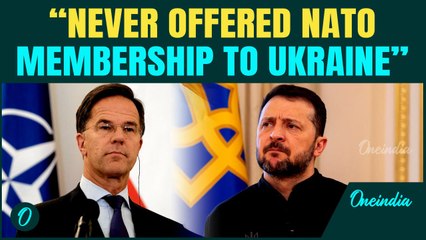 NATO Chief Mark Rutte’s BIG Statement | ‘Kiev was never promised accession to the military bloc’