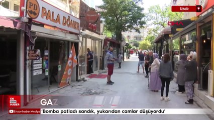 İzmir'de gaz sızıntısı olan bina patladı