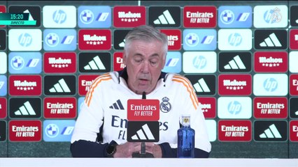 Rueda prensa Carlo Ancelotti previa FC Barcelona Barça Real Madrid Liga Sábado 10 mayo 2025
